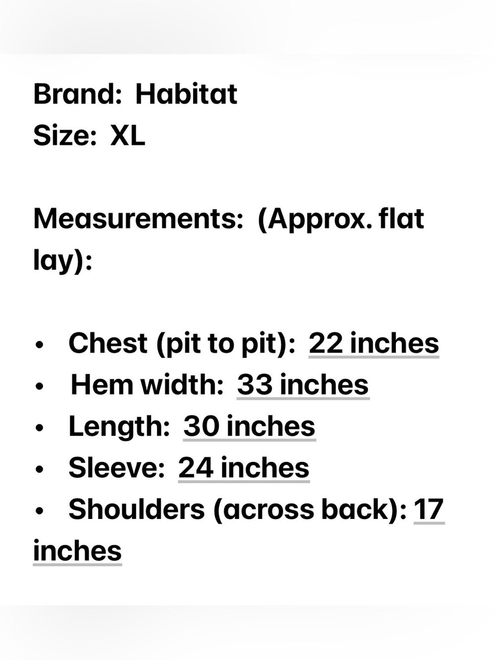 Habitat Swing Tunic Minimalist XL - Picture 8 of 9